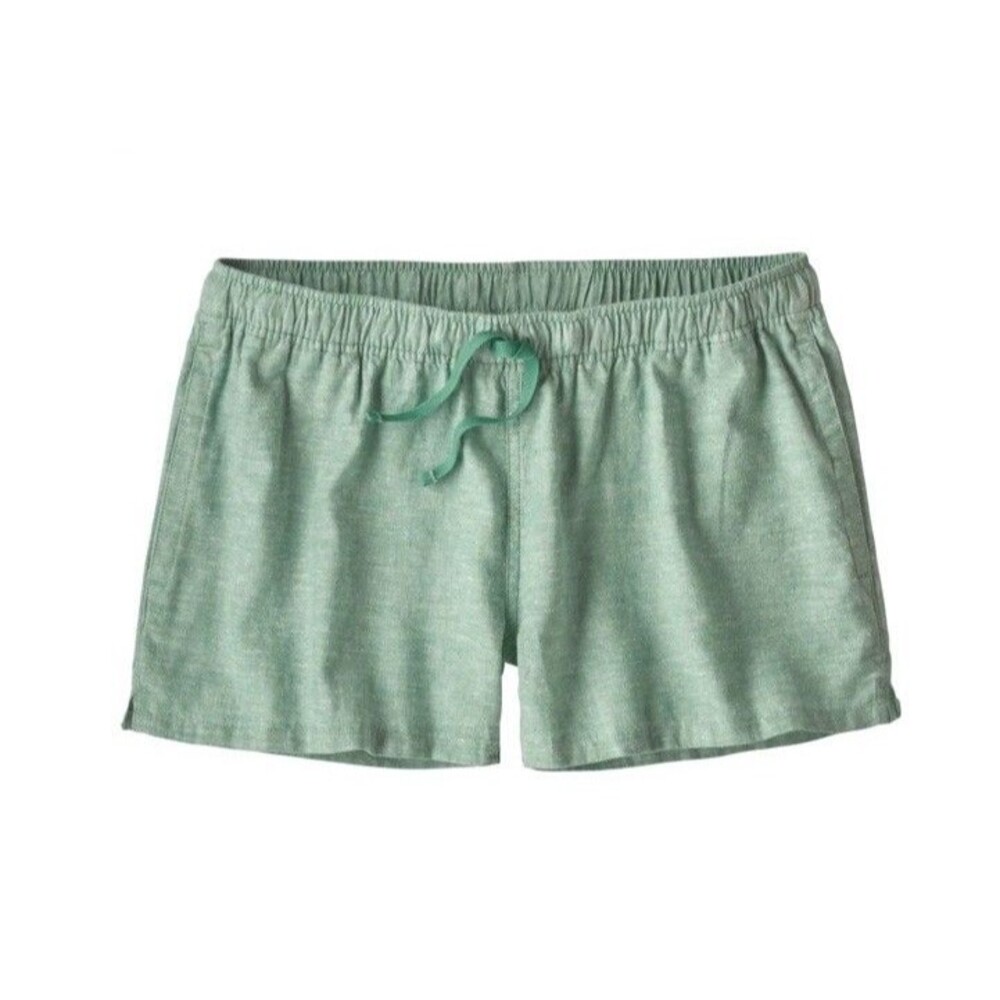 Patagonia Island Hemp Baggie Shorts  Elastic Waist Womens Organic Cotton 2” Sz M